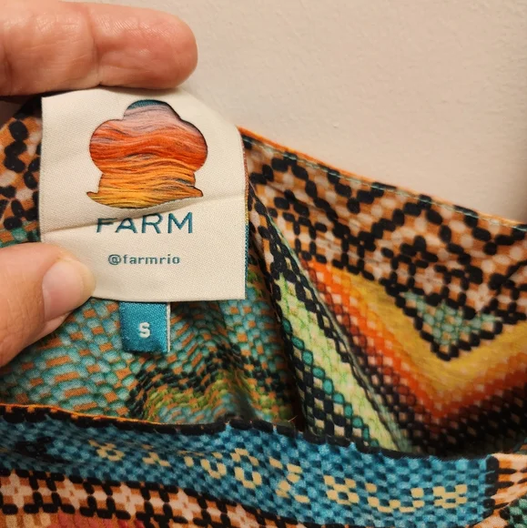 FARM Rio Multicolor Patchwork Maxi Dress - Picture 3 of 3